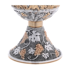 Chén lễ Italy CLXV1489 Bữa tiệc ly và Vườn Nho