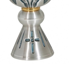 Chén lễ Italy xi vàng CLXV185 Mẫu cây lúa mì 18.5cm