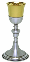 Chén Lễ Italy CLXV500 Mẫu mạ bạc và vàng thanh tao 23 cm