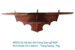 Kệ bàn thờ Công Giáo gỗ MDF (nhiều kích thước)