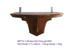 Kệ bàn thờ Chúa gỗ MDF 17X20, 20x30, 25x40cm