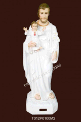 Tượng Thánh Giuse bế Chúa 100cm (KT)