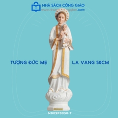 Tượng Đức Mẹ La Vang 50cm Trắng (Đức Mẹ Áo Dài)