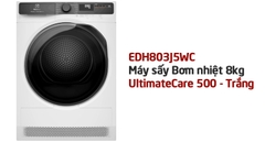Công nghệ nổi bật trên máy sấy bơm nhiệt Electrolux UltimateCare 8 kg EDH803J5WC