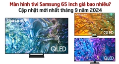 Màn hình tivi Samsung 65 inch giá bao nhiêu? Cập nhật mới nhất tháng 9 năm 2024