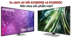 So sánh chi tiết 65QN90C và 65QN90D: Nên mua sản phẩm nào?