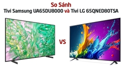 So sánh chi tiết tivi Samsung UA65DU8000 và tivi LG 65QNED80TSA: Nên mua sản phẩm nào?