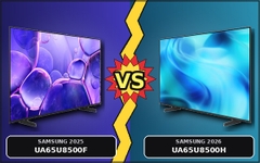 So sánh Samsung UA65U8500F và UA65U8500H: Bản 2026 nâng cấp gì? Nên mua mẫu nào?