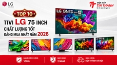 Top 10 tivi LG 75 inch chất lượng tốt, đáng mua nhất năm 2026