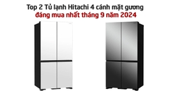 Top 2 Tủ lạnh Hitachi 4 cánh mặt gương đáng mua nhất tháng 9 năm 2024