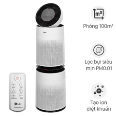 Máy lọc không khí 2 tầng LG PuriCare AS10GDWH0.ABAE 70W - Chính hãng