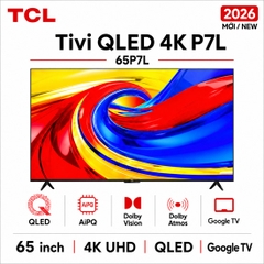 Google Tivi QLED TCL 4K 65 inch 65P7L - Mới 2026