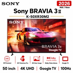 Google Tivi Sony 4K 50 inch K-50XR30M2 - Mới 2026
