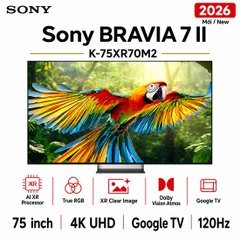 Google Tivi True RGB Sony AI 4K 75 inch K-75XR70M2 - Mới 2026