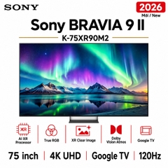 Google Tivi True RGB Sony AI 4K 75 inch K-75XR90M2 - Mới 2026