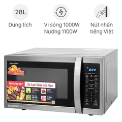 Lò vi sóng có nướng Sharp R-G728XVN-BST 28 lít