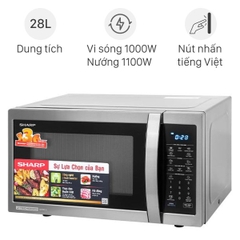 Lò vi sóng có nướng Sharp R-G728XVN-BST 28 lít