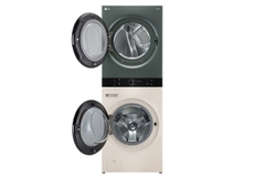 Tháp giặt sấy LG WashTower Inverter giặt 21kg - sấy 16kg WT2116SHEG - Chính hãng