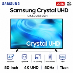 Smart Tivi Crystal UHD Samsung AI 4K 50 inch UA50U8500H - Mới 2026