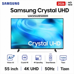 Smart Tivi Crystal UHD Samsung AI 4K 55 inch UA55U8500H - Mới 2026