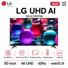 Smart Tivi LG AI 4K 50 inch 50UA7350PSB - Chính hãng