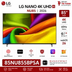 Smart Tivi LG AI 4K 85 Inch 85NU855BPSA - NU85 UHD 2026