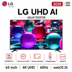 Smart Tivi LG AI 4K 65 inch 65UA7350PSB - Chính hãng