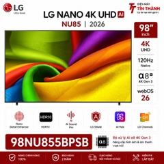 Smart Tivi LG AI 4K 98 Inch 98NU855BPSB - NU85 UHD 2026