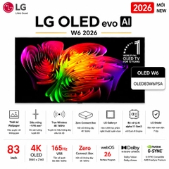 Smart Tivi LG OLED AI 4K 83 Inch OLED83W6PSA
