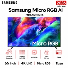 Smart Tivi Micro RGB Samsung AI 4K 65 inch MRA65R85HA - Mới 2026