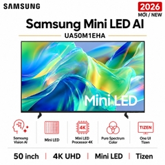 Smart Tivi Mini LED Samsung AI 4K 50 inch UA50M1EHA - Mới 2026