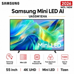 Smart Tivi Mini LED Samsung AI 4K 55 inch UA55M1EHA - Mới 2026