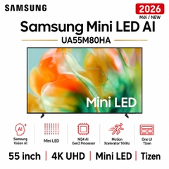 Smart Tivi Mini LED Samsung AI 4K 55 inch UA55M80HA - Mới 2026