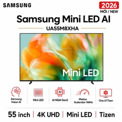 Smart Tivi Mini LED Samsung AI 4K 55 inch UA55M8XHA - Mới 2026