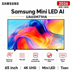 Smart Tivi Mini LED Samsung AI 4K 65 inch UA65M71HA - Mới 2026