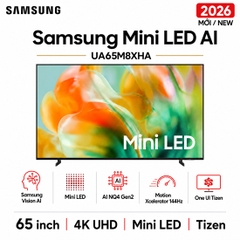 Smart Tivi Mini LED Samsung AI 4K 65 inch UA65M8XHA - Mới 2026