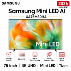 Smart Tivi Mini LED Samsung AI 4K 75 inch UA75M80HA - Mới 2026