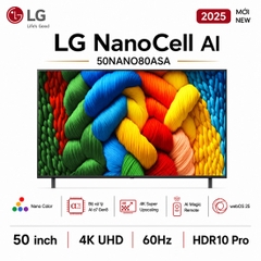 Smart Tivi NanoCell LG AI 4K 50 inch 50NANO80ASA