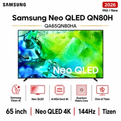 Smart Tivi Neo QLED Samsung AI 4K 65 inch QA65QN80HA - Mới 2026