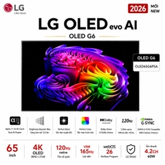 Smart Tivi OLED LG AI 4K 65 Inch OLED65G6PSA