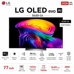 Smart Tivi OLED LG AI 4K 77 Inch OLED77C6PSA