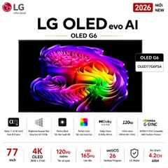 Smart Tivi OLED LG AI 4K 77 Inch OLED77G6PSA