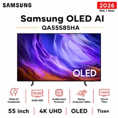 Smart Tivi OLED Samsung AI 4K 55 inch QA55S85HA - Mới 2026