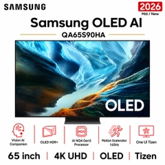 Smart Tivi OLED Samsung AI 4K 65 inch QA65S90HA - Mới 2026