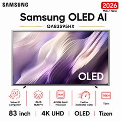 Smart Tivi OLED Samsung AI 4K 83 inch QA83S95HX - Mới 2026
