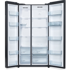 Tủ lạnh Hitachi HRSN9713ESGBKVN Inverter 655 lít Side By Side - Mới 2025