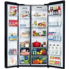 Tủ lạnh Hitachi HRSN9713ESMGWVN Inverter 655 lít Side By Side - Mới 2025