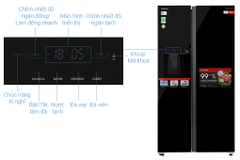 Tủ lạnh Toshiba GR-RS755WIA-PGV(22)-XK Inverter 568 lít - Chính hãng