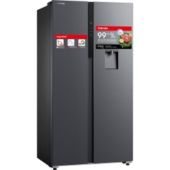 Tủ lạnh Toshiba Inverter 596 lít Side By Side GR-RS775WI-PMV(06)-MG