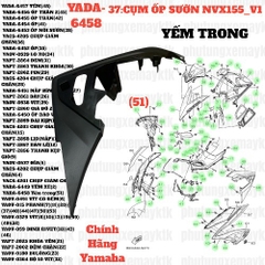 [NVX155_V1][37:CỤM ỐP SƯỜN] YADA-6458 Yếm trong Nvx155_V1(Nhám) (51) [Yamaha]